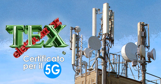 Elettrosmog Tex certificato 5G schermo elettromagnetico campo elettrico bassa e alta frequenza
