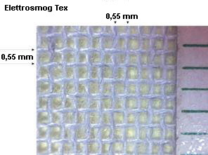 Tessuto schermante Elettrosmog Tex ELETTRO RIFLETTENTE